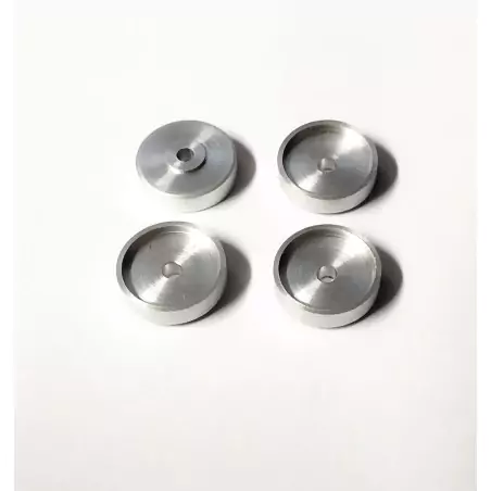 4 Jantes en Aluminium Ø 11.60 x 3.40mm - Ech 1:43 - CPC Production
