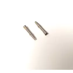 2 Lances incendie en laiton + nickelée - Longueur 15.50 mm - CPC - ...