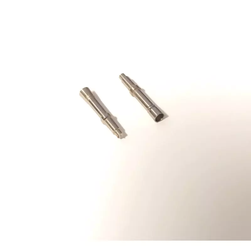 2 Lances incendie en laiton + nickelée - Longueur 15.50 mm - CPC - ...