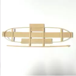 Support publicitaire pour Podium Pinder - ORTF - Résine - Échelle 1:43