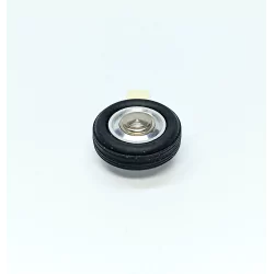 4 roues complètes ø15.50 mm - à monter - Laiton, alu et résine soup...