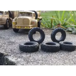 Pneus souples camions - Ech. 1:43 - Ø30 mm - A l'unité