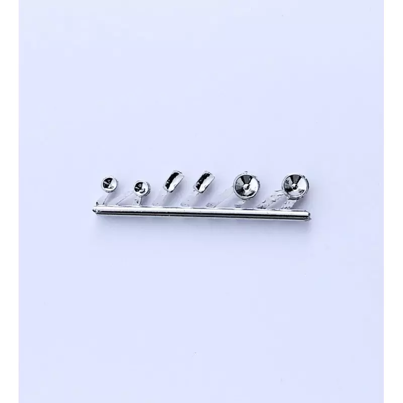 Lot de phares 3 tailles en white metal - Ech 1:43