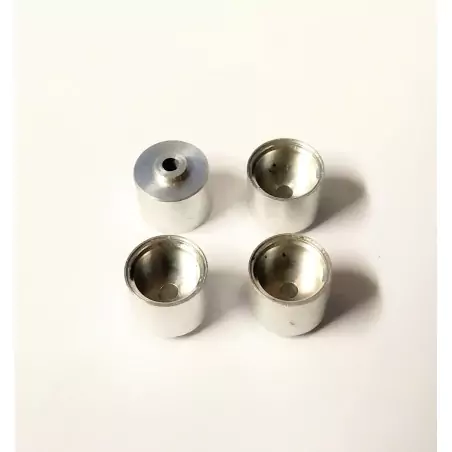 4 Jantes en Aluminium Ø 9.50 x 8.50 mm - Ech 1:43 - CPC Production