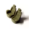 2 Sièges en résine - Gauche et Droite - H. 20 x L 14 mm - 1:43