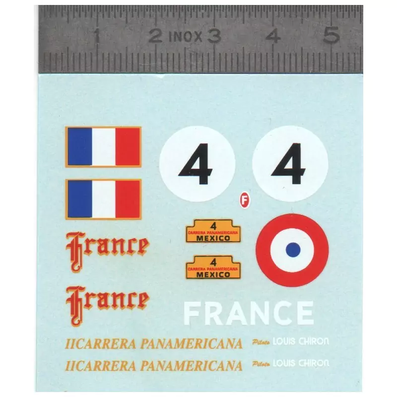 Décalque DELAHAYE 175 Paramerica N°04 - Ech 1:43