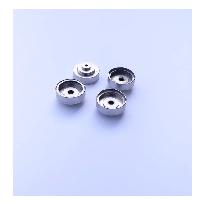 4 Jantes en laiton Ø 12 mm - Laiton Nickelé