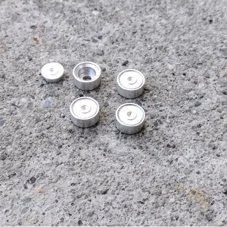 4 Jantes + inserts - ø 7 mm - Aluminium - CPC Production