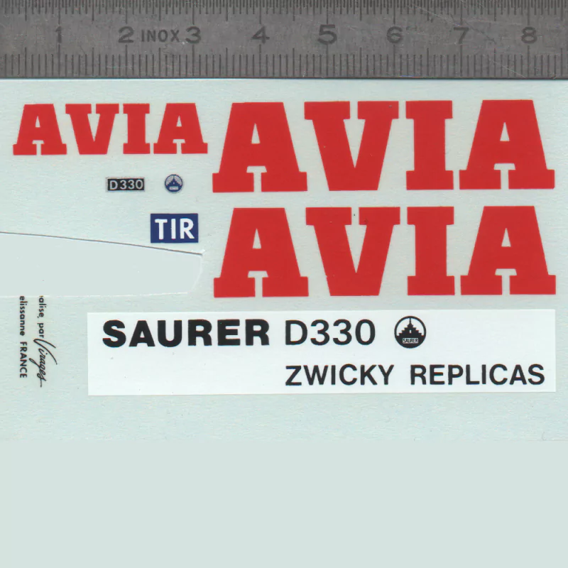 Décalcomanie - AVIA SAURER - 1:43