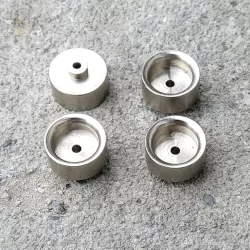 4 jantes en laiton - Traité Nickelage - ø 10.40 mm - CPC Production