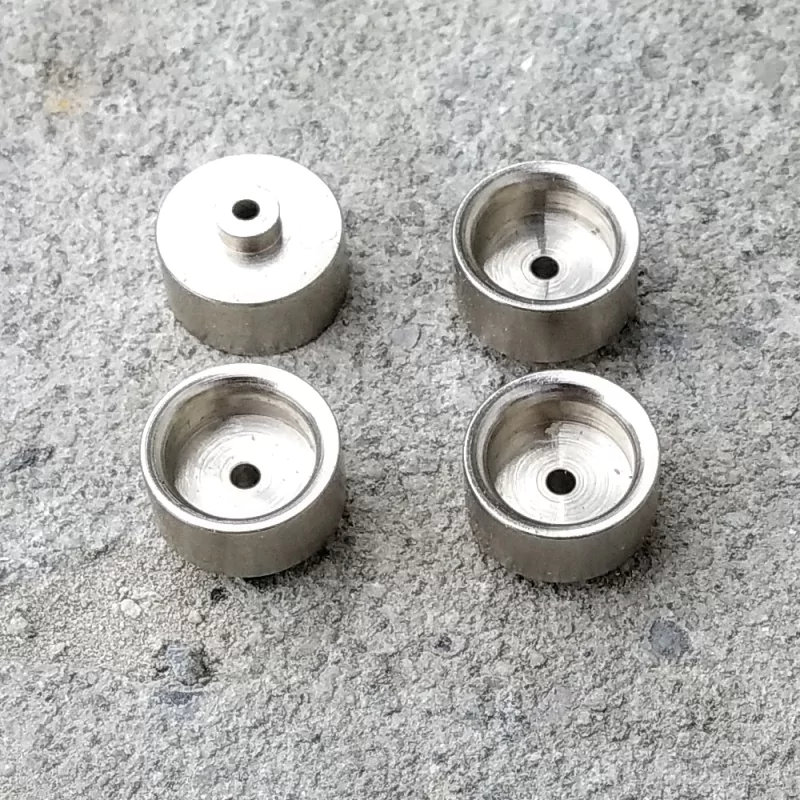 4 jantes en laiton - Traité Nickelage - ø 10.40 mm - CPC Production