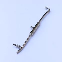 Pot d'échappement Bugatti T46 Superprofilé - White Metal - 1:43