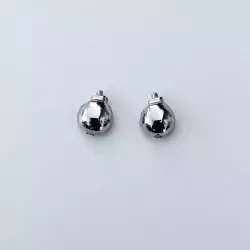 2 Supports de phares 4 mm - White Metal - Ech 1:43