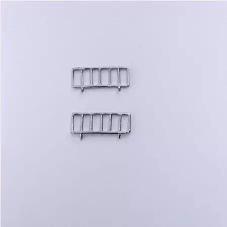 2 Grilles Coffre extérieur - Panhard Parisienne - 1:43 - White Metal