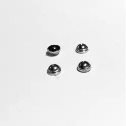 4 inserts Centre de roue Panhard - ø4mm - White Metal - 1:43