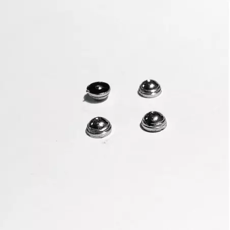 4 inserts Centre de roue Panhard - ø4mm - White Metal - 1:43