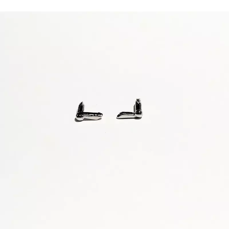2 poignées de porte Panhard - White Metal - 1:43
