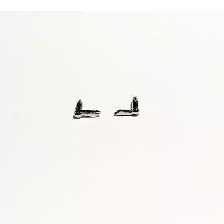 2 poignées de porte Panhard - White Metal - 1:43