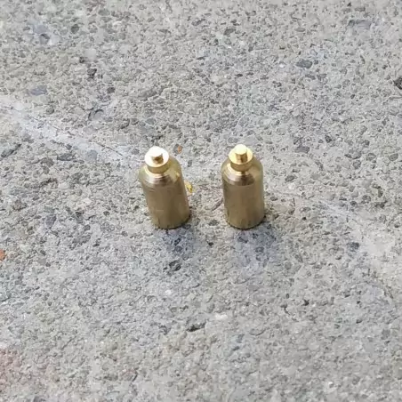 2 Extincteurs en Laiton - PM - ø4X10 mm - CPC Production