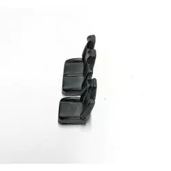 Siège 2+1 places pour fourgon - Résine - Noir - 1:43