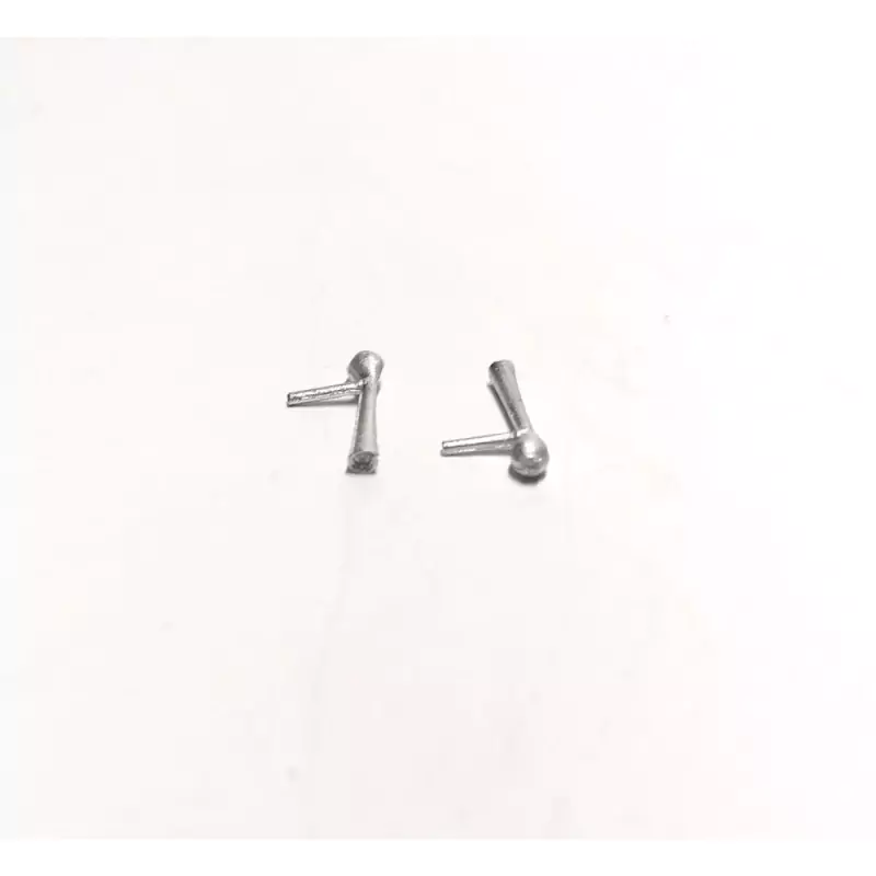 2 Klaxons en white metal brut - Ech 1:43 - Environ 10.30 mm