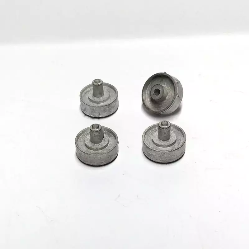 4 Jantes AR de jumelage ø12.50 mm - White Metal