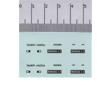 Décalcomanie - Murena - 1:43 - Artisans43