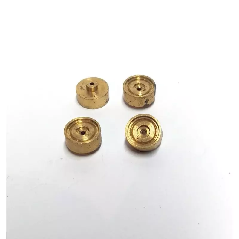 4 jantes en laiton - En l'état - ø8.50 mm - CPC Production