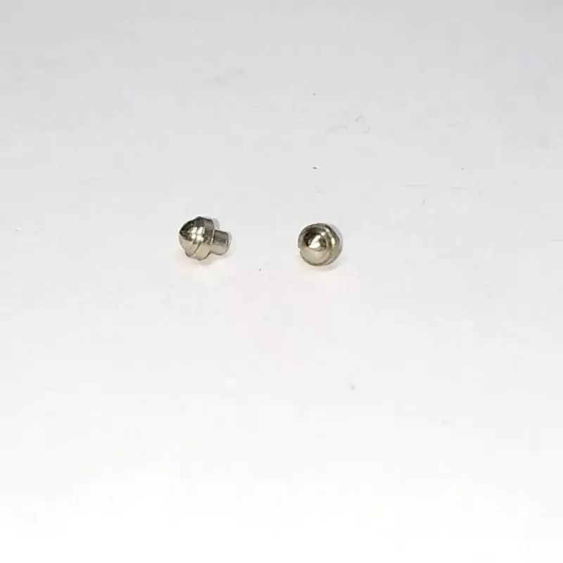 2 Feux arrière - ø2 mm - Laiton + Nickelage - CPC Production