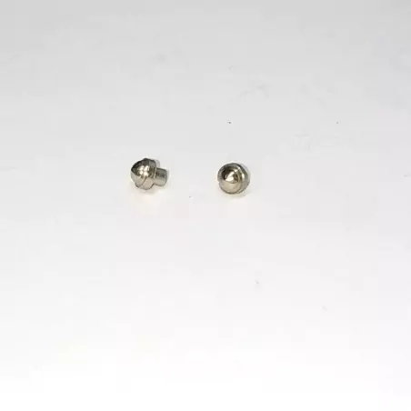 2 Feux arrière - ø2 mm - Laiton + Nickelage - CPC Production