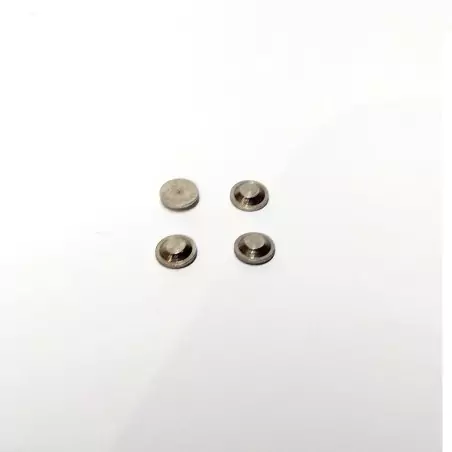 4 inserts ø4.80 mm - Laiton + Nickelage - CPC Production