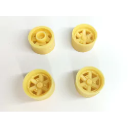 4 jantes GOTTI 6 branches - Résine - 1:18 - VM