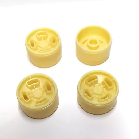 4 jantes - Base ALPINE A110 Bburago - 1:16 - À peindre - VM