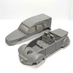 Carrosserie - Citroën 2CV Traction Avant - 1:43