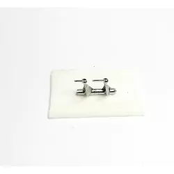 2 poignées de portière : BUGATTI Type 57 SC Shah D'Iran - 1:43