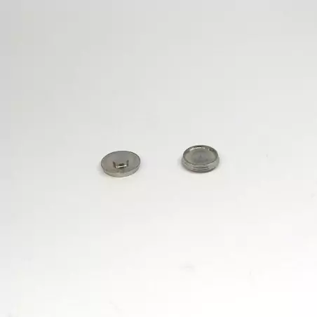2 bases pour phares ø4.50mm - Laiton nickelé - CPC Production