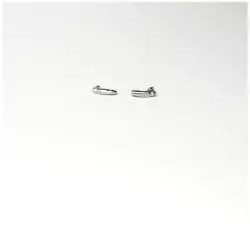 Poignées de porte - Longueur 3.20 mm - White Metal - 1:43