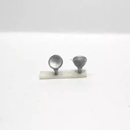 2 phares ø 6 mm - White Metal - CPC Production