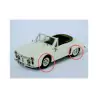 Jantes Renault 4CV 1950 - White Metal - 1:43 - Artisans43