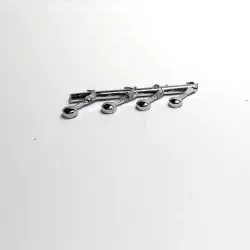 4 phares ø3.20mm - Renault 4CV 1950 - White Metal - 1:43 - Artisans43