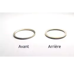 10 bagues "forme" - Laiton traité aspect Mat - ø 11,10 mm X 0.60 mm...