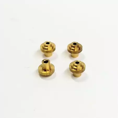 4 Moyeux ø 4 mm - Laiton - CPC Production