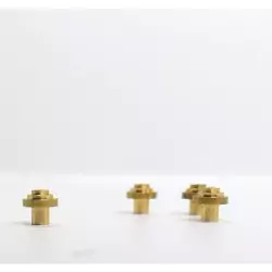 4 Moyeux ø 4 mm - Laiton - CPC Production