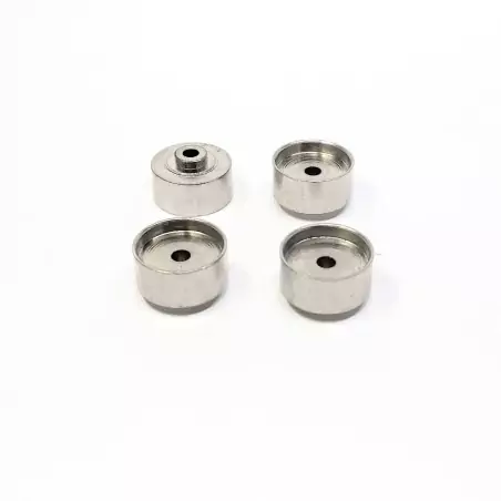 4 Jantes En Laiton + Nickelage Ø10 - CPC PRODUCTION