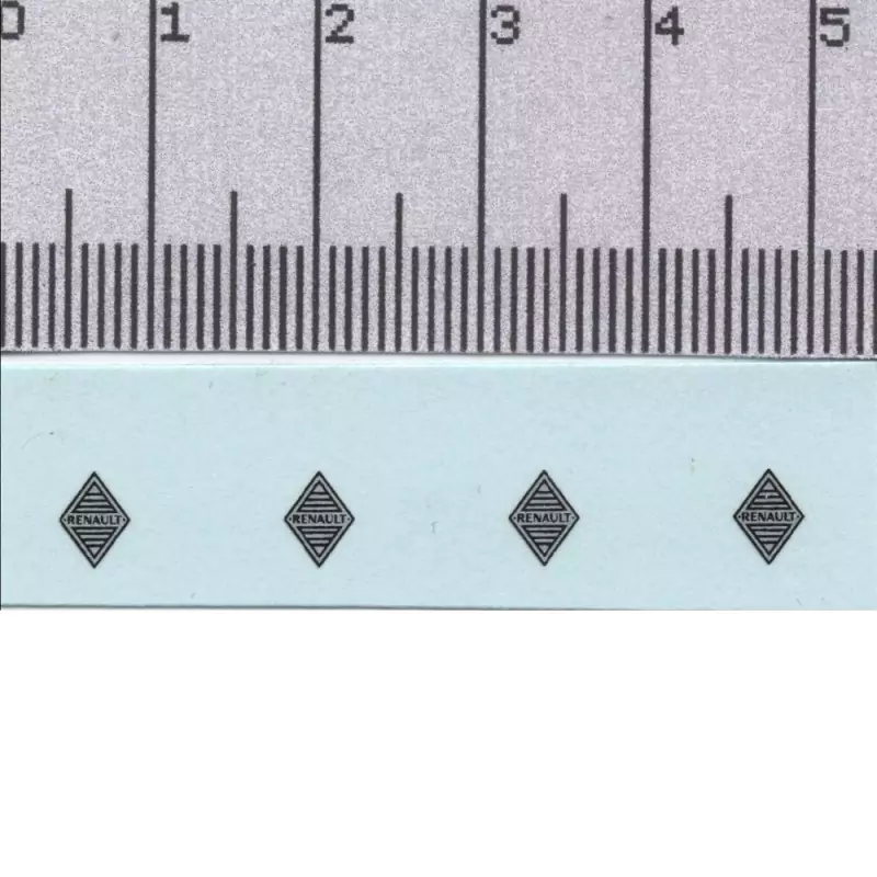 Décalcomanies - 4 Logos RENAULT - 1:43