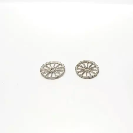 2 Roues Ø15.20 Pour Dévidoir sans Axe - White Metal - CPC Production