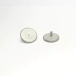 2 Disques pour dévidoir avec axe - ø14mm - White Metal - CPC Produc...