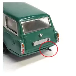 Pot d'échappement noir - Résine - 1:43 - Artisans43