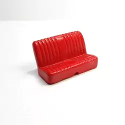 Banquette En Résine - Rouge - 1:43 - Artisans43