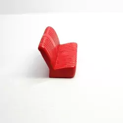 Banquette En Résine - Rouge - 1:43 - Artisans43